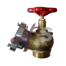 Brass fire hydrant landing valve with cap